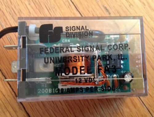 Federal Signal FA3 Flasher Vista Streethawk Lightbar