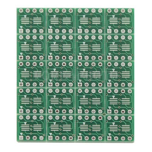 20x SOP8 SO8 SOIC8 TSSOP8 MSOP8 to DIP8 Adapter PCB Board Converter 1.1x1x0.16cm