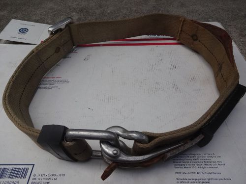 Vintage msa quick release tool belt iron worker mine safety appliances for sale