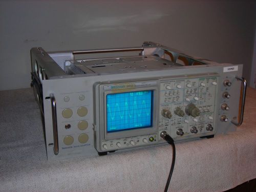 Tektronix 2465 oscilloscope with rack mount for sale
