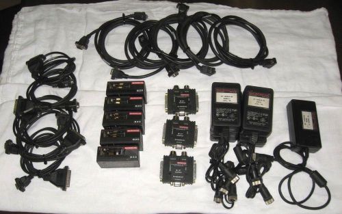 Large Lot - Microscan MS-820 FIS-0820-0002G Power Supplies, Interface and Cables