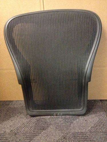 Used Replacement-Back-for-Herman-Miller-Aeron-size-C-Graphite-Black-Gray