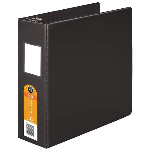 Heavy Duty Binder, D-Ring, 3in, Black W384-49BPP1