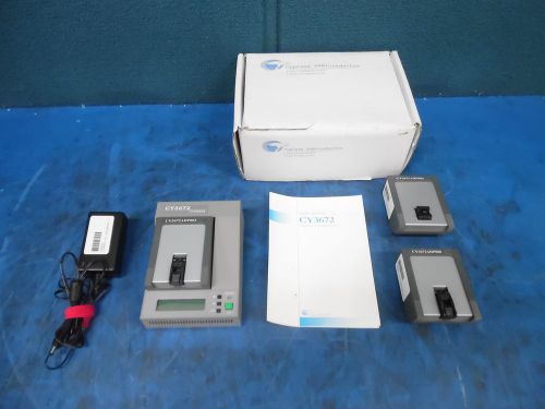 Cypress cy3672 ftg programmer ii w/box,manual,cy3672adp003,004, &amp; 000 adapters for sale