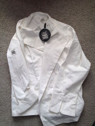 Williams Sonoma CHEF REVIVAL Brand New with tag NWT CHEF COAT jacket Size Small