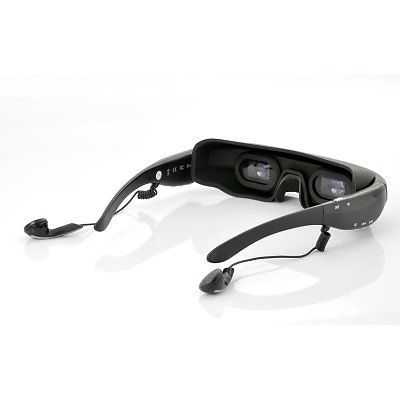 Portable Video Glasses - 72 Inch Virtual Screen, 4GB, AV function