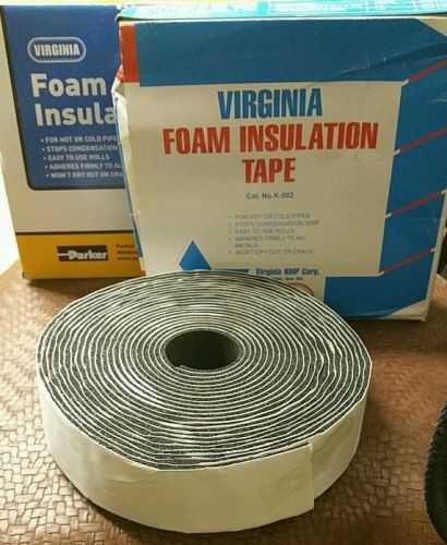 New Virginia Parker Foam Insulation Tape 2&#034; x 1/8&#034; 30 Feet/Roll 475290 K-502