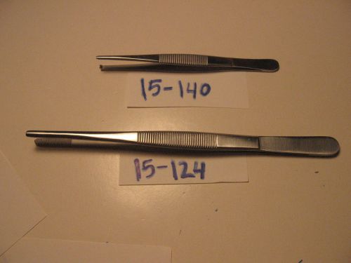DRESSING AND TISSUE FORCEP SET OF 2 (15-140,15-124)