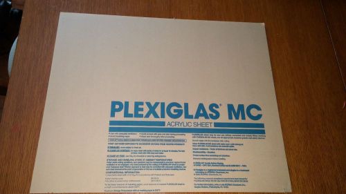 White Acrylic Plexiglas  MC Plexiglass sheet 1/8&#034; x 16 1/4&#034; x 19 7/8&#034; (LIGHTBOX)