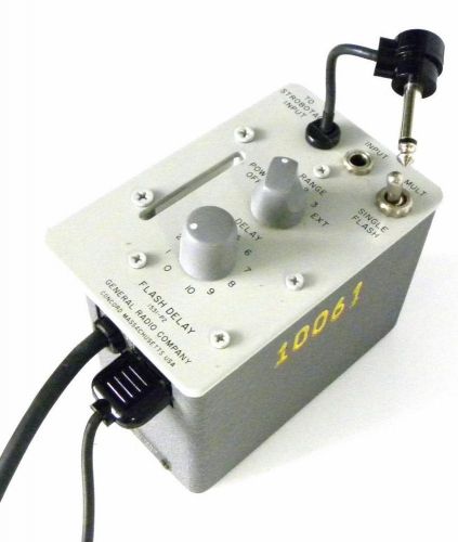 General radio company 1531-p2 flash delay - sold as is for sale