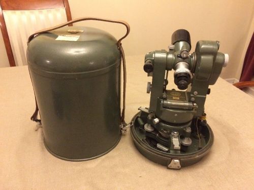 VINTAGE RARE OLD HILGER &amp; WATTS NO. # 2 MICROPTIC THEODOLITE MADE ENGLAND