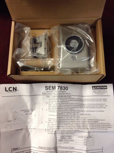 Lcn sentronics electro magnet door holder stop 12v 120v 24v for sale