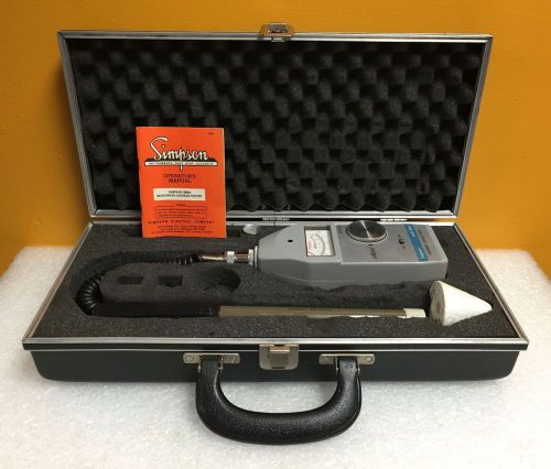 Simpson 380m Microwave Leakage Tester + 5-117447 110mW Probe Assy, Case &amp; Manual