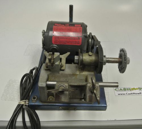 Vintage hpc inc. dayton electric key cutting machine 6k551a-split phase motor-nr for sale