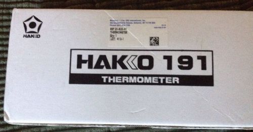 Hakko 191 Solder Tip Thermometer 0-1200F Digital with HAKKO SENSOR NO.191-212