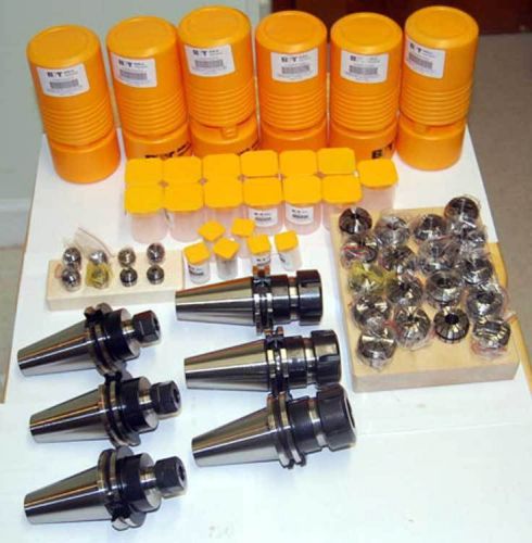 32 Pc. Talon Precision CAT 40 ER 16 &amp; ER 32 15K RPM CNC Mill Chucks &amp; Collet Kit