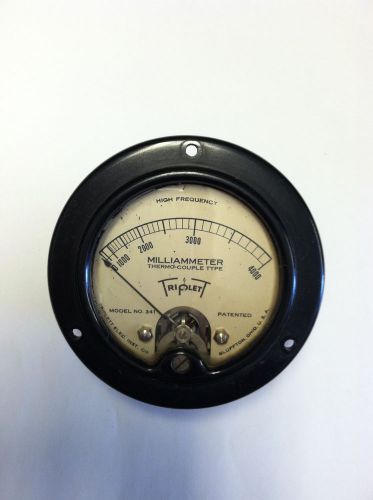 Triplett Model 341 0-4000 Ma Meter