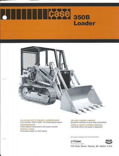 Equipment Brochure - Case - 350B - Crawler Loader - c1979 (E2131)