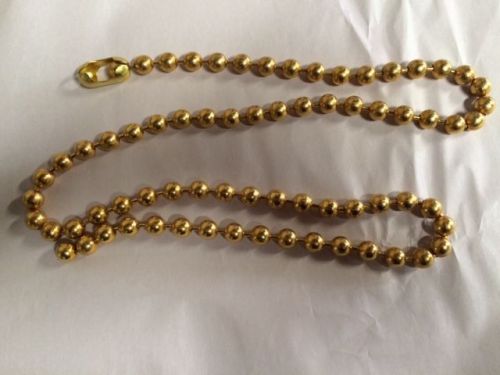 36&#034; ball  chain brass # 20 , bag of 5 chains for sale