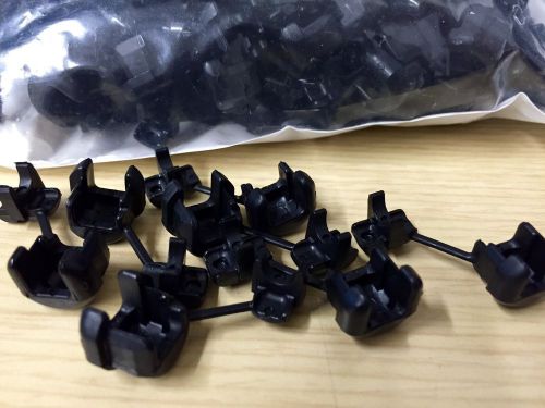 Heyco 1147 strain relief bushing 7/16 l (.438&#034;) black nylon plastic quantity 100 for sale