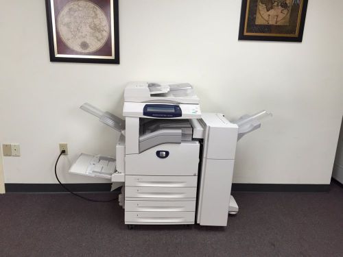 Xerox workcentre 5225 copier machine network printer scanner fax finisher mfp for sale