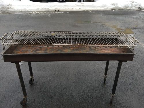 Big John commercial charcoal grill 2&#039;x5&#039;