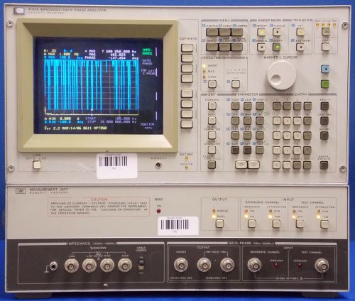 Agilent 4194a opts:001/350 impedance/gain-phase analyzer 10khz-100mhz w/ cables for sale