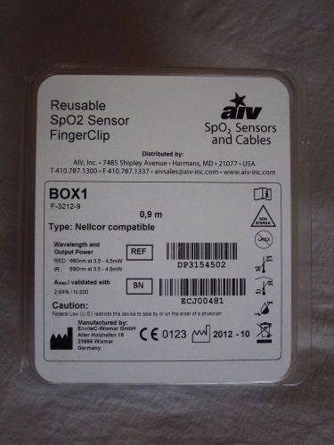 AIV DP3154502 Nellcor Type Adult Finger Clip Spo2 Sensor Replacement for DS-100A