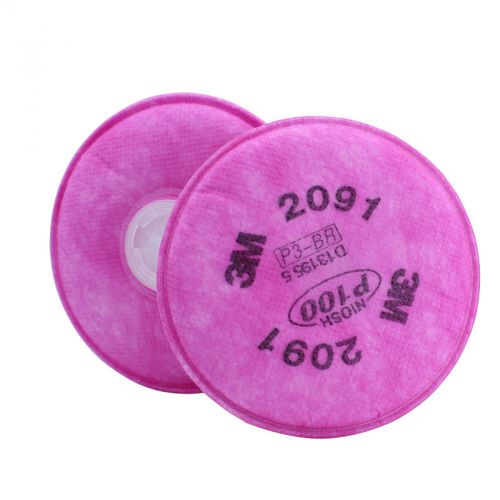 3M 2091 particulate filter P100 for 6000, 7000 series respirator 5 packs.