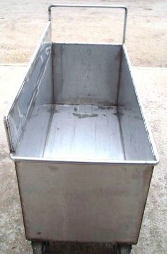 Stainless steel cart 48&#034; x 20&#034; for sale