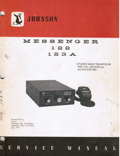 Johnson Service Manual MESSENGER 122 123A