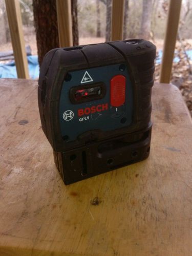 Bosch gpl5 5 point alignment laser pre-owned mint condition hardly used for sale