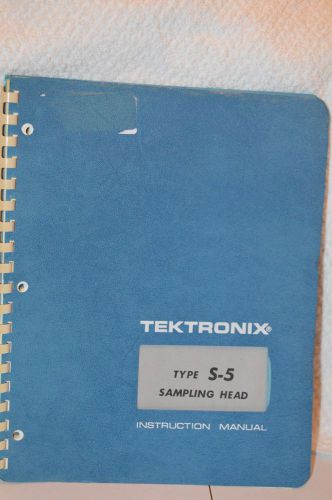 Tektronix Type S-5 Sampling Head Instruction Manual