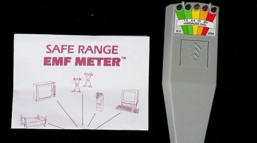 K2 EMF meter,  K-II, Paranormal, Ghost hunting, Safe Range, milliGauss meter NEW