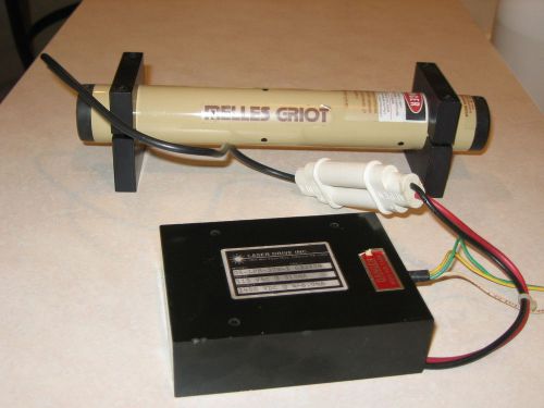 Melles Griot 5mW Class IIIb rated 632.8nM HeNe LASER w/PSU (Model 05-LMR-911)