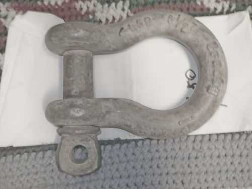 Shackle Crosby 8 -1/2 Ton G-2130 1&#034;Bolt Type Anchor ONE CLEVIS MAN CAVE RETRO US