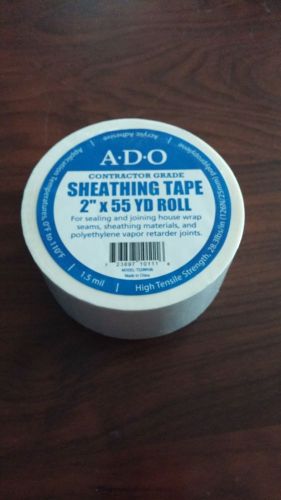 ADO 2&#034; by 55-Yard Sheathing Tape, White, New