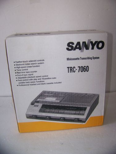 SANYO TRC-7060 MINI CASSETTE TRANSCRIBING SYSTEM