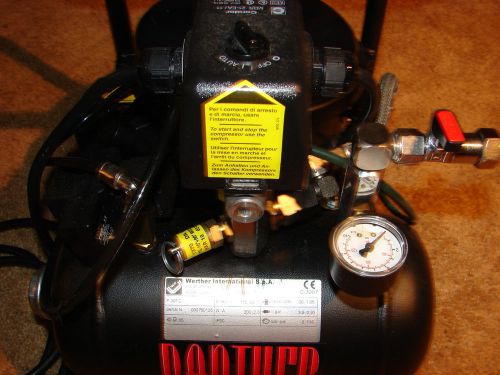 Air compressor werther p15 tc panther silent air compressor for sale