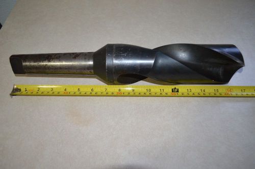 Morse Taper Shank Drill Bit 2-15/16 USED Cle-forge HS 17&#034; Long