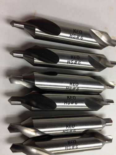 Keo #6 center drills 6pcs. 10600 new for sale