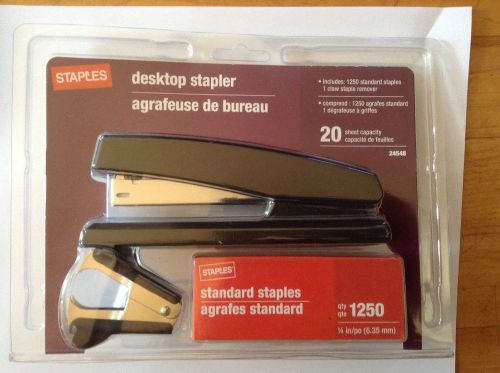 Desktop Stapler , Staples  Brand includes 1250 and staple remover  20 sheet