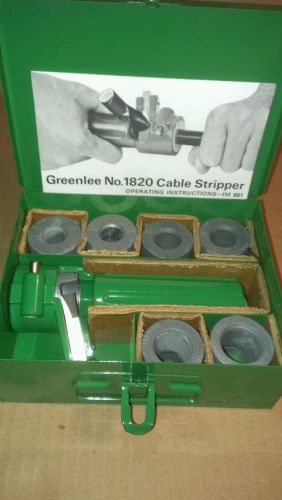 Greenlee 1820 cable stripper
