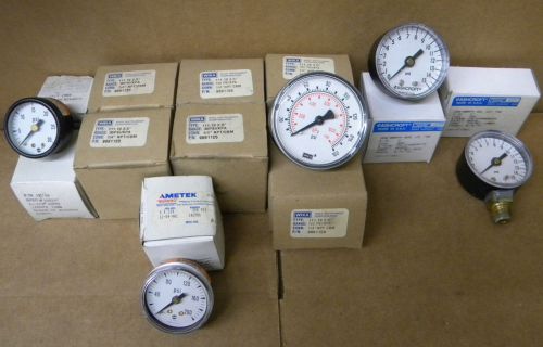 Wika ashcroft ametek pressure gauge lot for sale