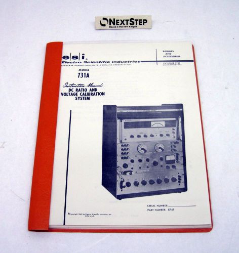 ESI Model 731A DC Ratio and Calibration System
