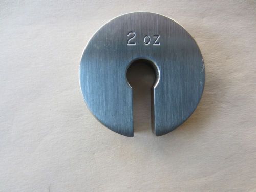 2 oz. Stainless Steel Slotted Flat Weight