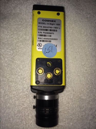 COGNEX IN-SIGHT 1000 Camera 800-5740-1 Rev L + FREE Base Support