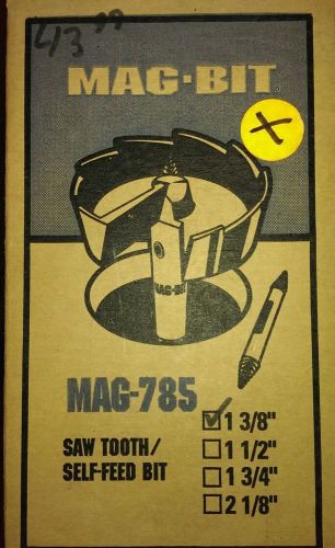 Mag-bit 785-2216 mag 785 1-3/8&#034; self feed/saw tooth bit for sale