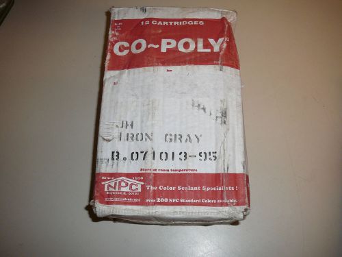 CASE OF 12 NPC CO-POLY IRON GREY