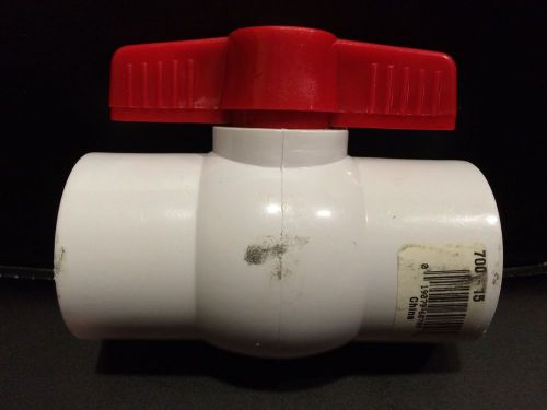 Valterra 700-15 pvc ball valve, white, 1-1/2&#034; slip for sale